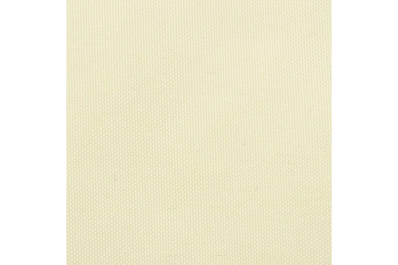 solsejl 2,5x3 m rektangulær oxfordstof cremefarvet - Creme - Havemøbler - Solafskærmning - Solsejl
