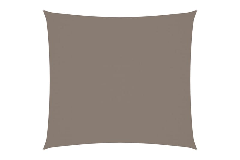solsejl 2,5x3 m rektangulær oxfordstof gråbrun - Gråbrun - Solsejl