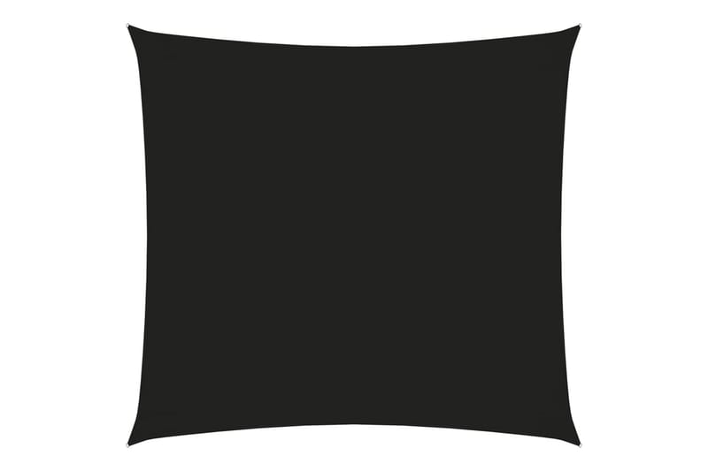 solsejl 2,5x3 m rektangulær oxfordstof sort - Sort - Havemøbler - Solafskærmning - Solsejl