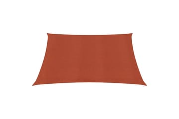 solsejl 2,5x3 m160 g/m² HDPE terrakotta - Havemøbler - Solafskærmning - Solsejl