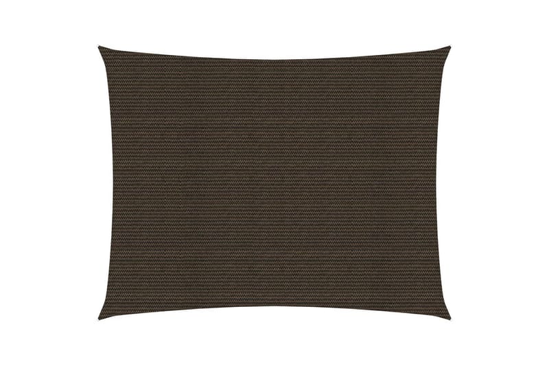 solsejl 2,5x4,5 m 160 g/m² HDPE brun - Brun - Havemøbler - Solafskærmning - Solsejl
