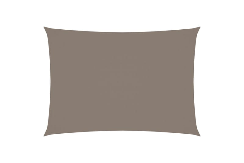 solsejl 2,5x4,5 m rektangulær oxfordstof gråbrun - Gråbrun - Solsejl