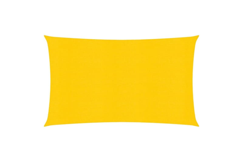 solsejl 2,5x5 m 160 g/m² HDPE gul - Gul - Havemøbler - Solafskærmning - Solsejl