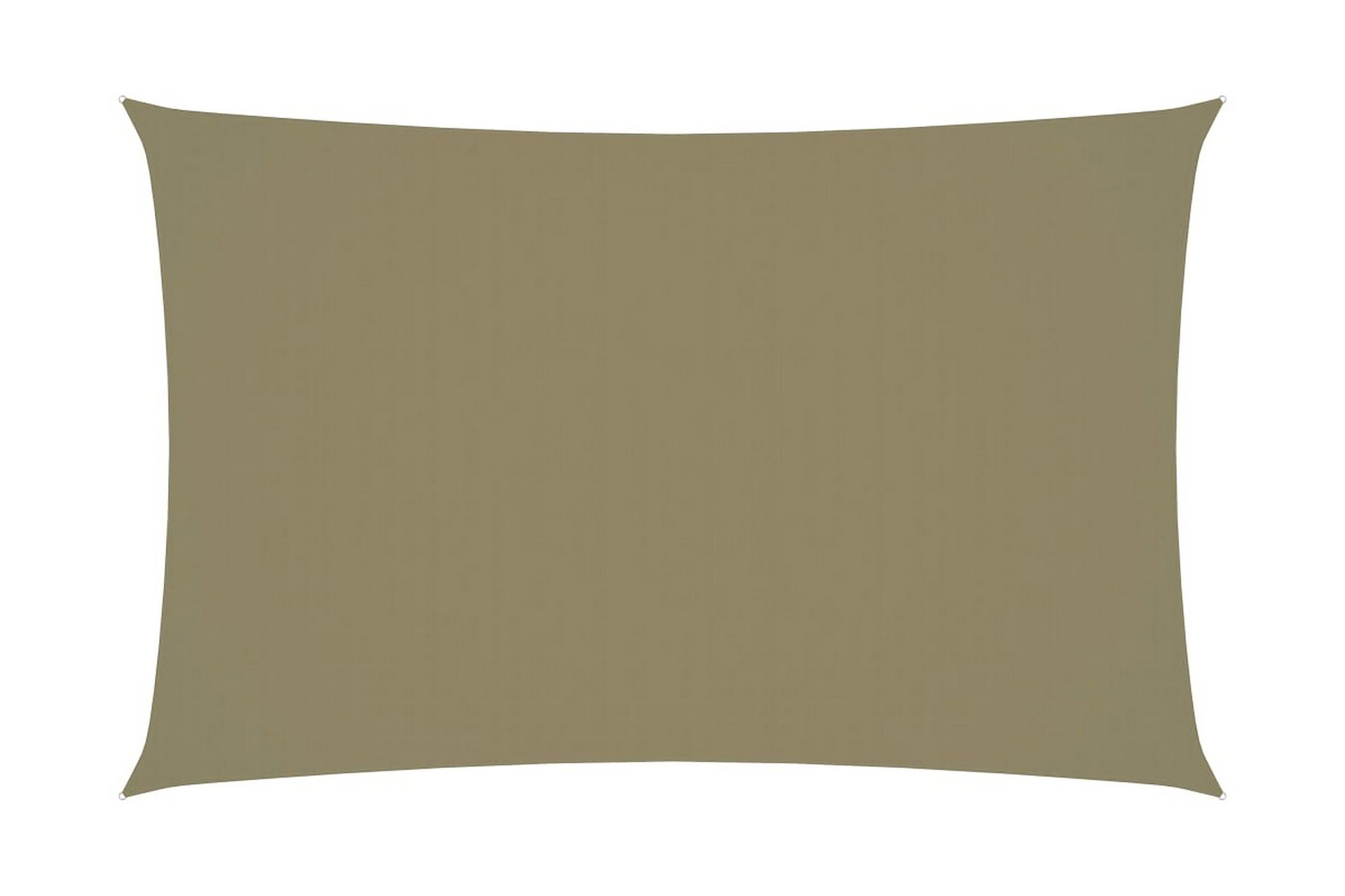 solsejl 2,5x5 m rektangulær oxfordstof beige - Beige - Havemøbler - Solafskærmning - Solsejl