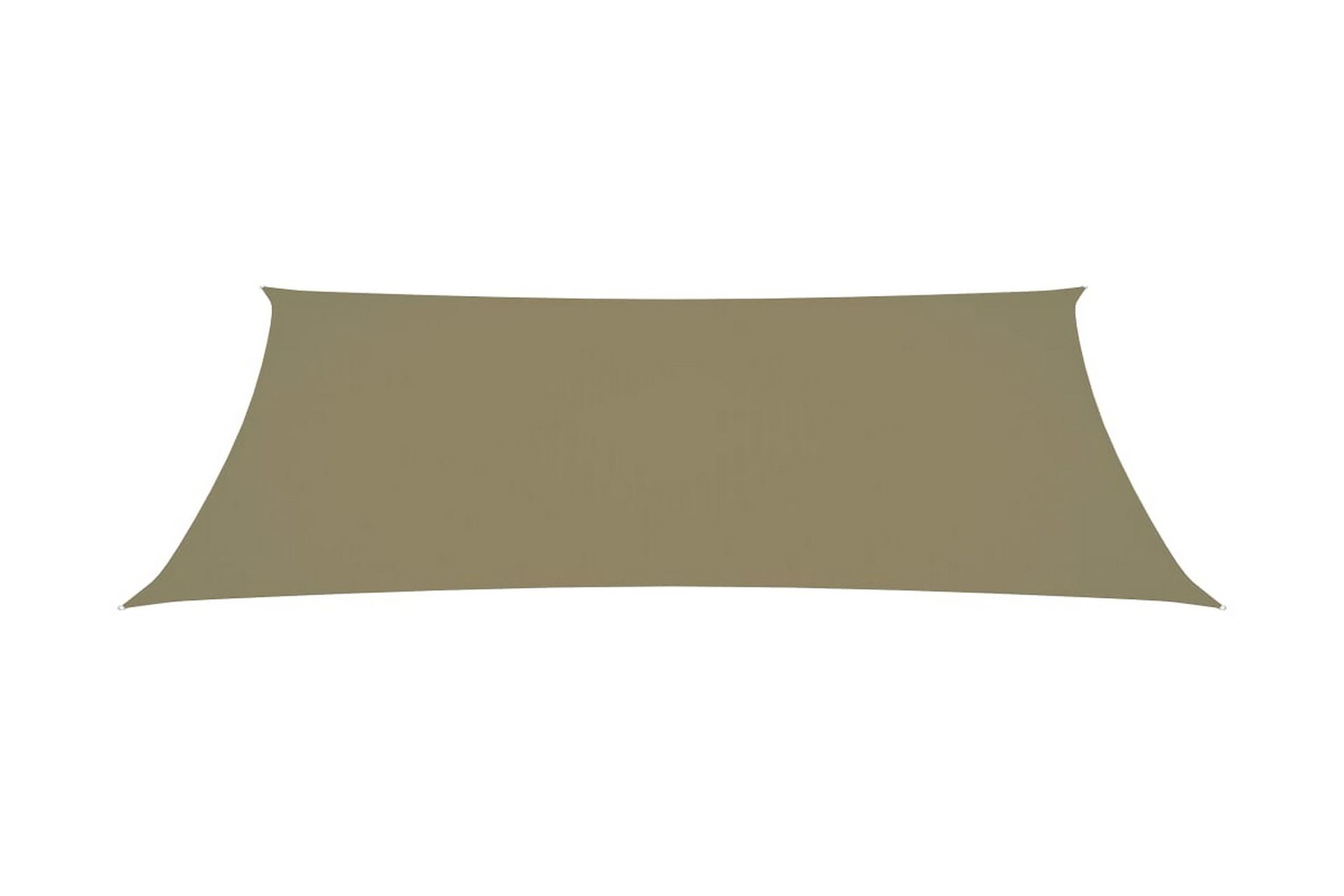 solsejl 2,5x5 m rektangulær oxfordstof beige - Beige - Havemøbler - Solafskærmning - Solsejl