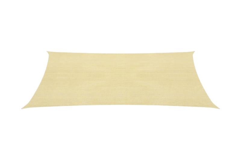 solsejl 2x2,5 m 160 g/m² HDPE beige - Beige - Havemøbler - Solafskærmning - Solsejl