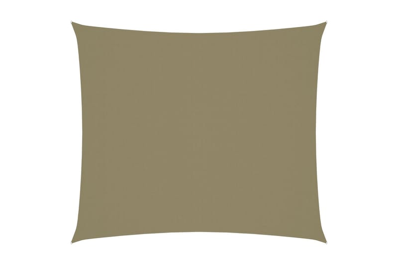 solsejl 2x2,5 m rektangulær oxfordstof beige - Beige - Havemøbler - Solafskærmning - Solsejl