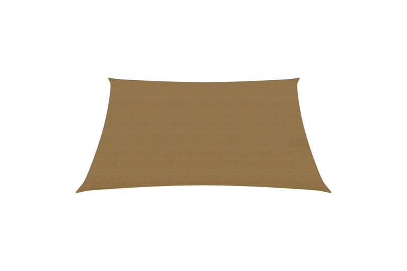 solsejl 2x2 m 160 g/m² HDPE gråbrun - Gråbrun - Havemøbler - Solafskærmning - Solsejl