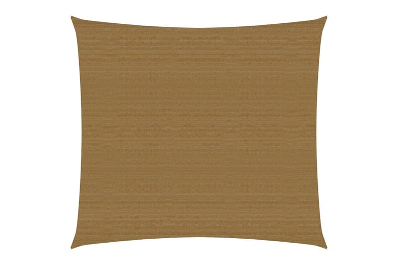 solsejl 2x2 m 160 g/m² HDPE gråbrun - Gråbrun - Havemøbler - Solafskærmning - Solsejl