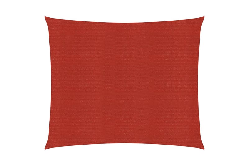solsejl 2x2 m 160 g/m² HDPE rød - Rød - Havemøbler - Solafskærmning - Solsejl