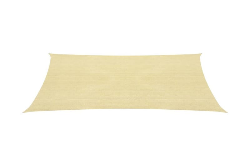solsejl 2x3,5 m 160 g/m² HDPE beige - Beige - Havemøbler - Solafskærmning - Solsejl
