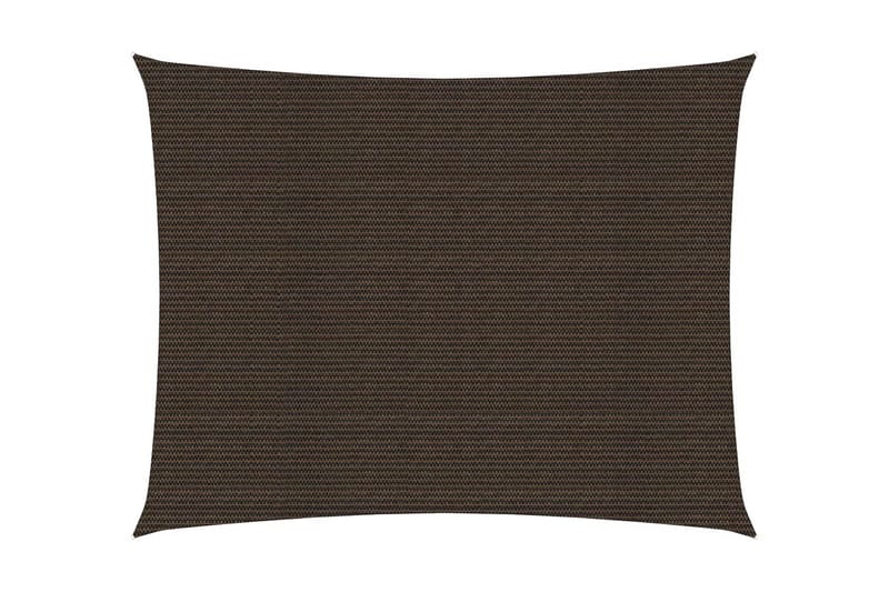 Solsejl 2x3,5 m 160 g/m² hdpe brun - Brun - Havemøbler - Solafskærmning - Solsejl