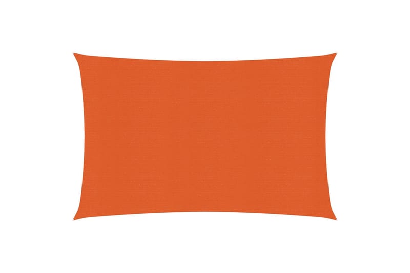 solsejl 2x3,5 m 160 g/m² HDPE orange - Orange - Havemøbler - Solafskærmning - Solsejl