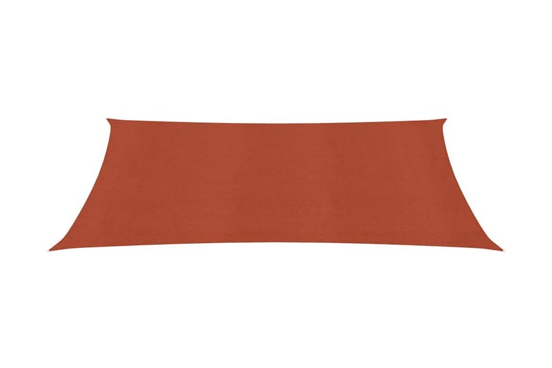 solsejl 2x3,5 m 160 g/m² HDPE terrakotta - Havemøbler - Solafskærmning - Solsejl