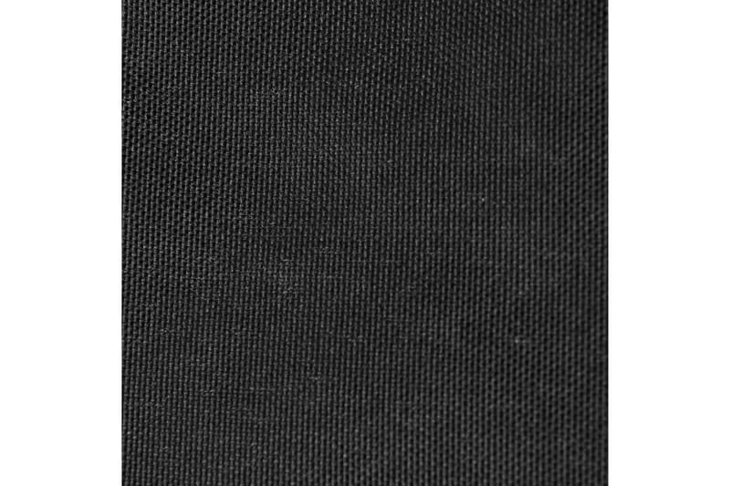 solsejl 2x3,5 m oxfordstof rektangulær antracitgrå - Antracit - Solsejl