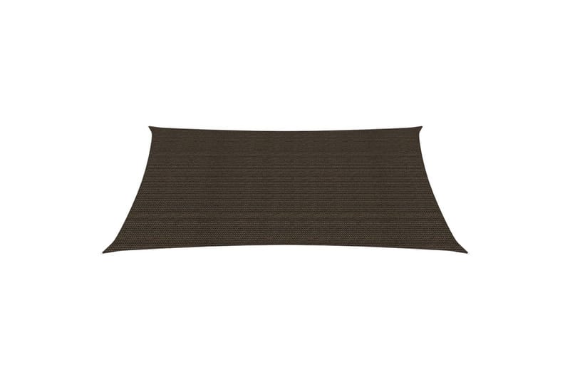 solsejl 2x3 m 160 g/m² HDPE brun - Brun - Havemøbler - Solafskærmning - Solsejl