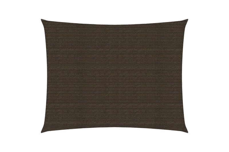 solsejl 2x3 m 160 g/m² HDPE brun - Brun - Havemøbler - Solafskærmning - Solsejl