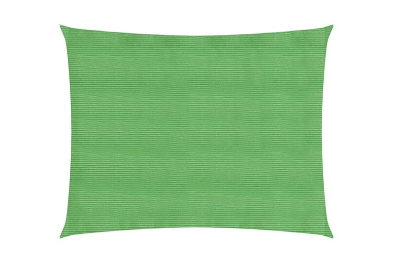 solsejl 2x3 m 160 g/m² HDPE lysegrøn - Grøn - Havemøbler - Solafskærmning - Solsejl