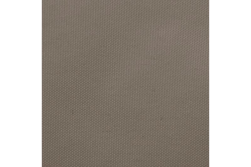 solsejl 2x4,5 m rektangulær oxfordstof gråbrun - Gråbrun - Solsejl