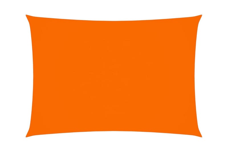 solsejl 2x4,5 m rektangulær oxfordstof orange - Orange - Havemøbler - Solafskærmning - Solsejl