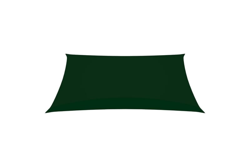 Solsejl 2x4 m Rektangulær Oxfordstof Mørkegrøn - Grøn - Solsejl