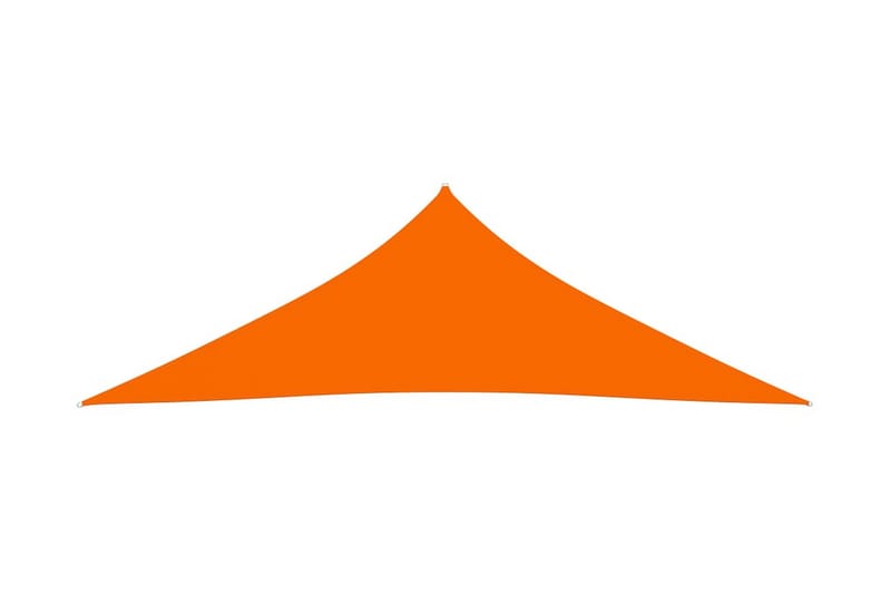 solsejl 3,5x3,5x4,9 m trekantet oxfordstof orange - Orange - Havemøbler - Solafskærmning - Solsejl