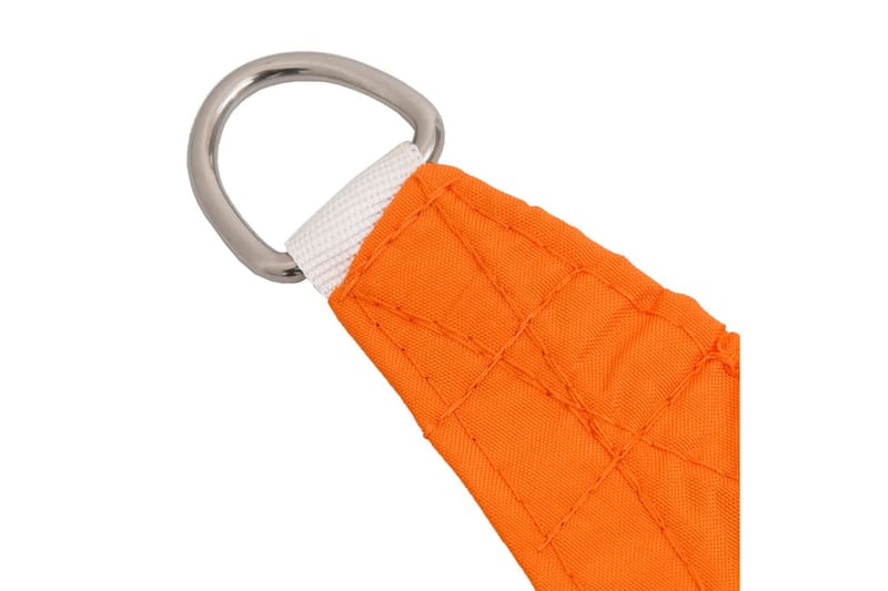 solsejl 3,5x3,5x4,9 m trekantet oxfordstof orange - Orange - Havemøbler - Solafskærmning - Solsejl
