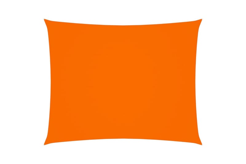 solsejl 3,5x4,5 m rektangulær oxfordstof orange - Orange - Havemøbler - Solafskærmning - Solsejl