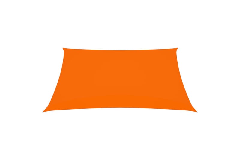 solsejl 3,5x4,5 m rektangulær oxfordstof orange - Orange - Havemøbler - Solafskærmning - Solsejl