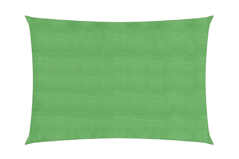 solsejl 3,5x5 m 160 g/m² HDPE lysegrøn - Grøn - Havemøbler - Solafskærmning - Solsejl