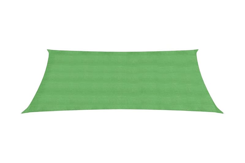 solsejl 3,5x5 m 160 g/m² HDPE lysegrøn - Grøn - Havemøbler - Solafskærmning - Solsejl