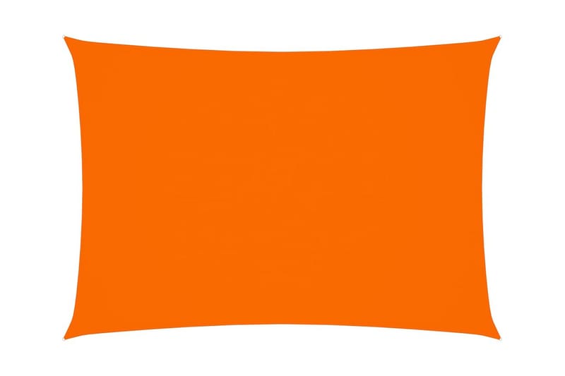 solsejl 3,5x5 m oxfordstof rektangulær orange - Orange - Havemøbler - Solafskærmning - Solsejl