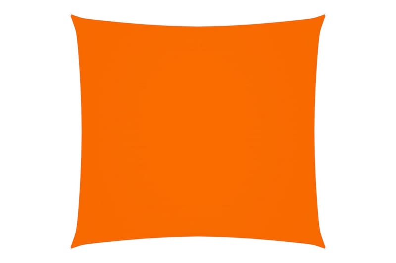 solsejl 3,6x3,6 m oxfordstof firkantet orange - Orange - Havemøbler - Solafskærmning - Solsejl
