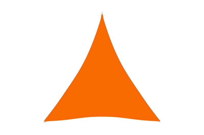 solsejl 3,6x3,6x3,6 m oxfordstof trekantet orange - Orange - Havemøbler - Solafskærmning - Solsejl