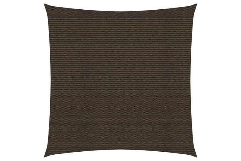 Solsejl 3x3 m 160 g/m² Hdpe Brun - Brun - Havemøbler - Solafskærmning - Solsejl