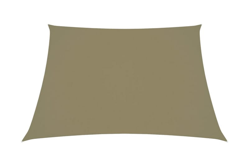 solsejl 3x3 m firkantet oxfordstof beige - Beige - Havemøbler - Solafskærmning - Solsejl