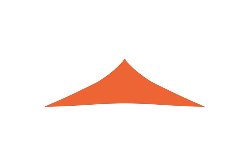 solsejl 3x3x4,2 m 160 g/m² HDPE orange - Orange - Havemøbler - Solafskærmning - Solsejl