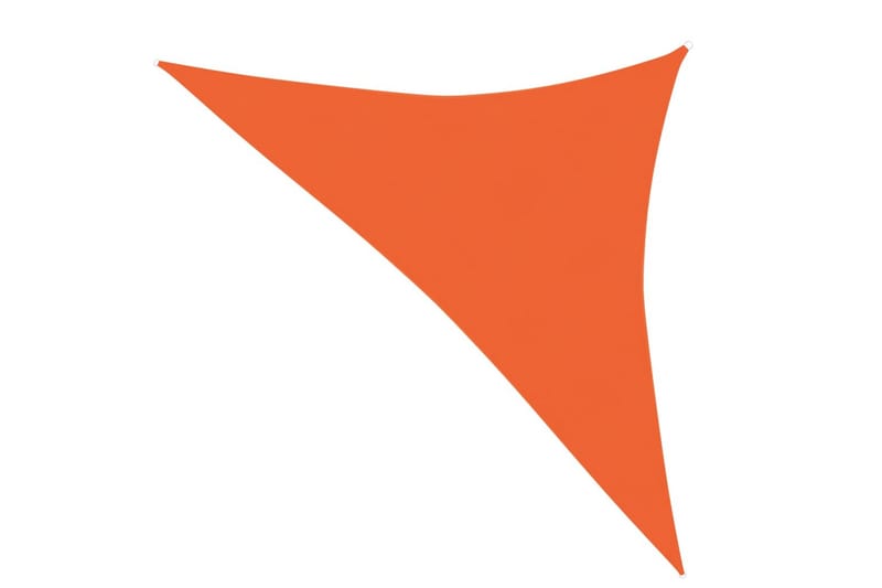 solsejl 3x3x4,2 m 160 g/m² HDPE orange - Orange - Havemøbler - Solafskærmning - Solsejl