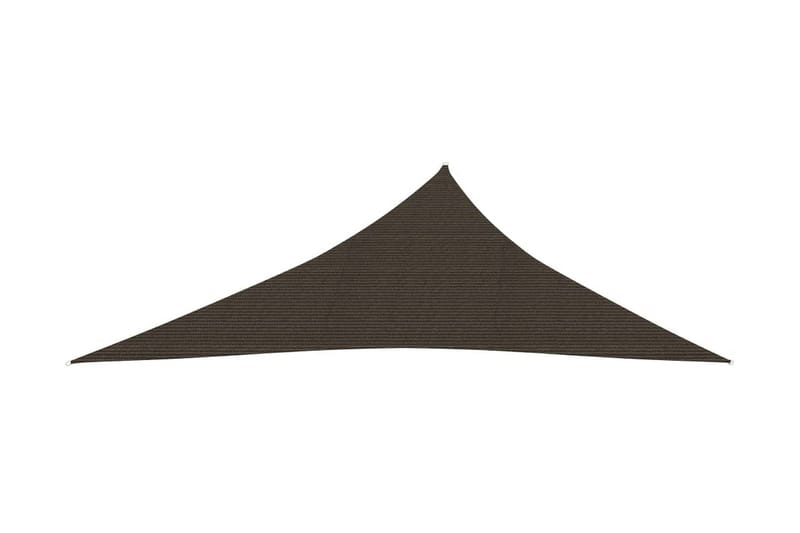 Solsejl 3x4x5 m 160 g/m² hdpe brun - Brun - Havemøbler - Solafskærmning - Solsejl