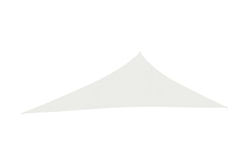 Solsejl 3x4x5 m 160 g/m² Hdpe Hvid - Hvid - Havemøbler - Solafskærmning - Solsejl