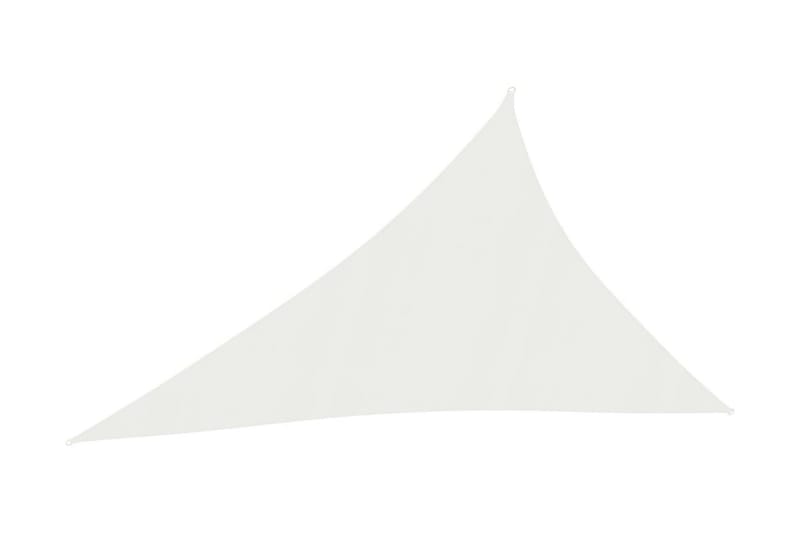 Solsejl 3x4x5 m 160 g/m² Hdpe Hvid - Hvid - Havemøbler - Solafskærmning - Solsejl
