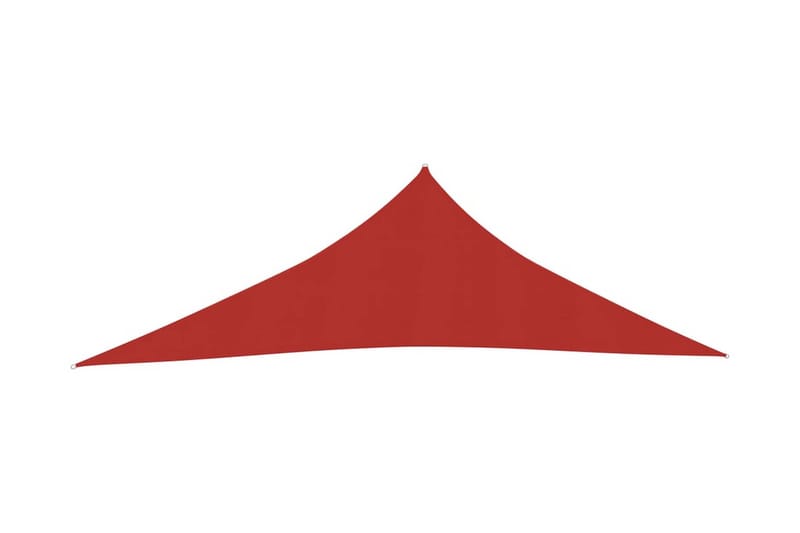 Solsejl 3x4x5 m 160 g/m² hdpe rød - Rød - Havemøbler - Solafskærmning - Solsejl