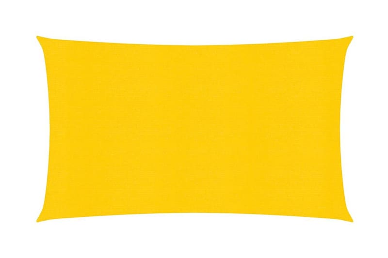 solsejl 3x6 m 160 g/m² HDPE gul - Gul - Havemøbler - Solafskærmning - Solsejl
