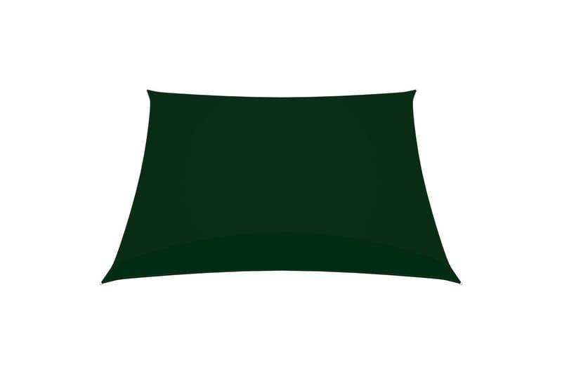 solsejl 4,5x4,5 m firkantet oxfordstof mørkegrøn - Grøn - Solsejl