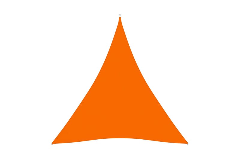 solsejl 4,5x4,5x4,5 m oxfordstof trekantet orange - Orange - Havemøbler - Solafskærmning - Solsejl