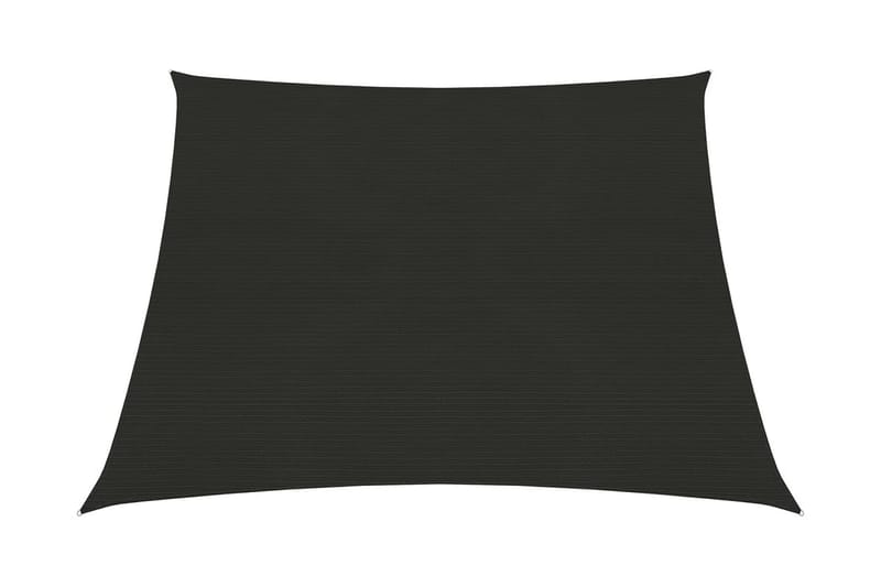 solsejl 4/5x3 m 160 g/m² HDPE sort - Sort - Havemøbler - Solafskærmning - Solsejl