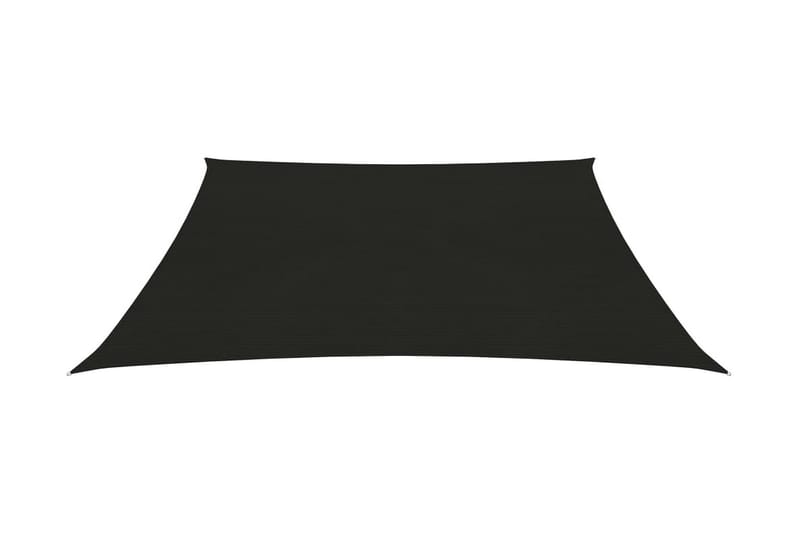solsejl 4/5x3 m 160 g/m² HDPE sort - Sort - Havemøbler - Solafskærmning - Solsejl