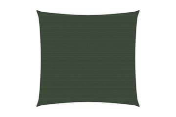 solsejl 4x4 m 160 g/m² HDPE mørkegrøn - Grøn - Havemøbler - Solafskærmning - Solsejl