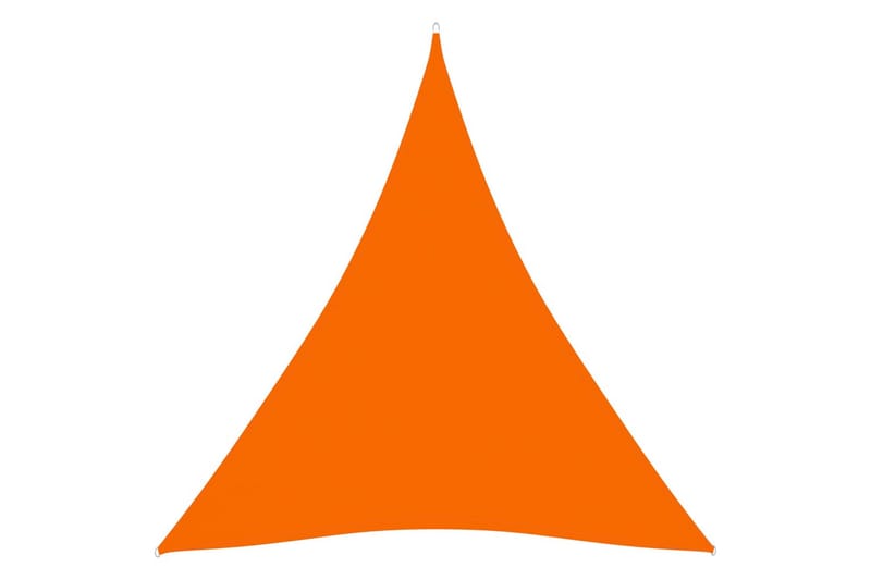 solsejl 4x4x4 m oxfordstof trekantet orange - Orange - Havemøbler - Solafskærmning - Solsejl