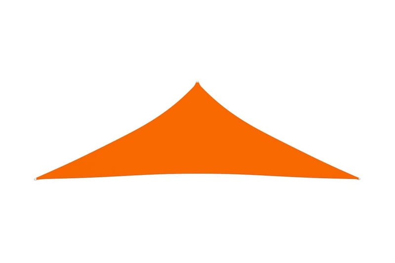 solsejl 4x4x5,8 m oxfordstof trekantet orange - Orange - Havemøbler - Solafskærmning - Solsejl